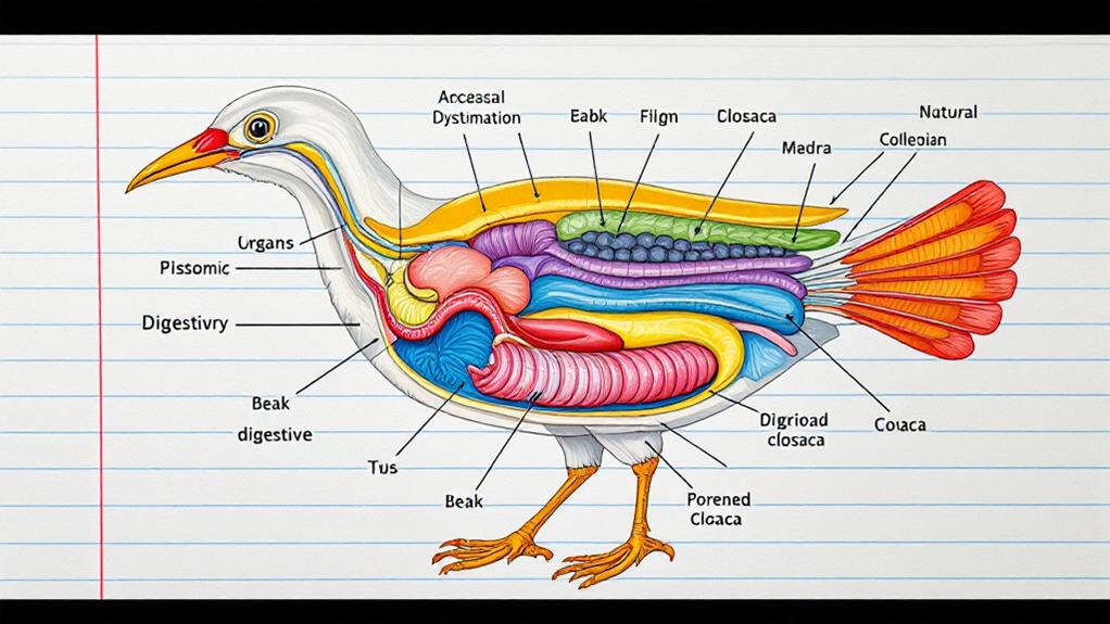 bird anatomy study guide