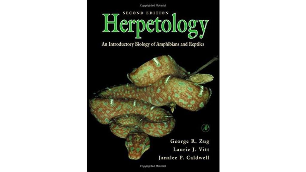 introductory amphibian and reptile biology