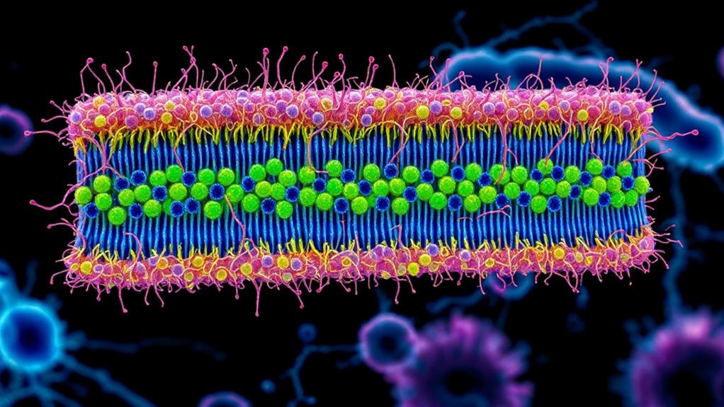 lipopolysaccharides in outer membranes